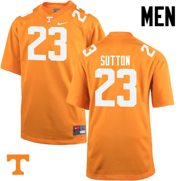 Men #23 Cameron Sutton Tennessee Volunteers College Football Jerseys-Orange